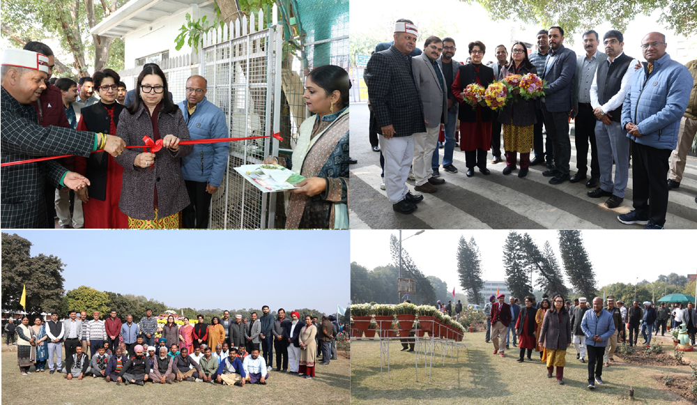 पंजाब विश्वविद्यालय ने प्रो. आर.सी. पॉल रोज गार्डन में 15वीं गुलदाउदी प्रदर्शनी का उद्घाटन किया
